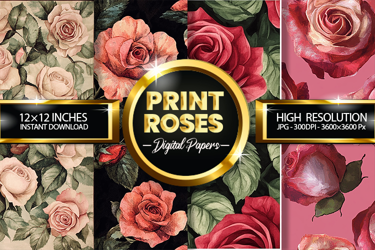 Pink Rose Clipart Image 4