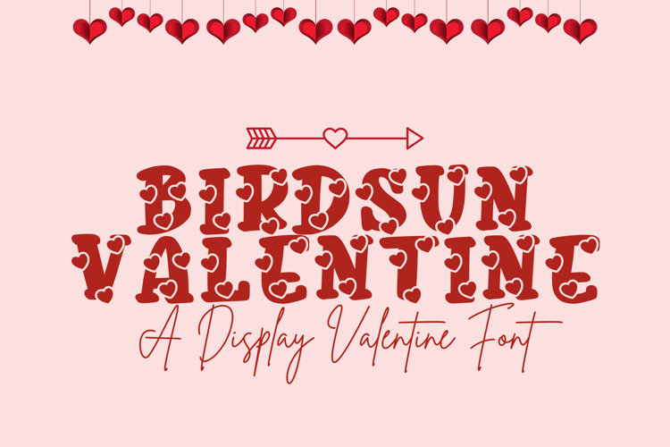 Birdsun Valentine - A Sweet and Romantic Handwritten Font