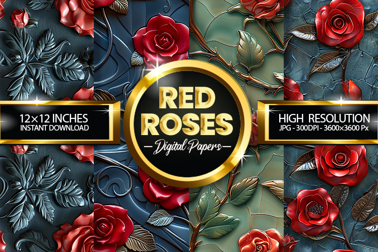 Red Roses Clipart Image 13