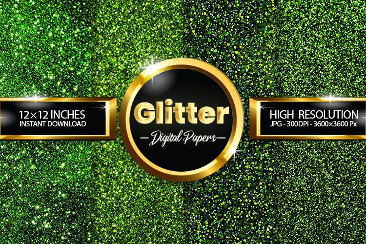 Glitter Digital Papers - 04 Variations