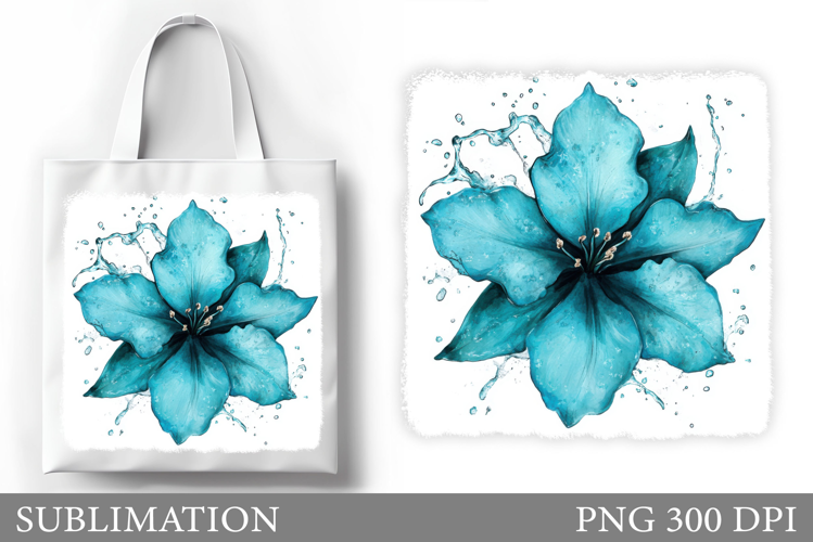 Flowers Tote Bag Sublimation. Flowers Sublimation