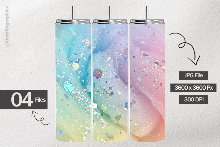Candy Glow Digital Papers - 04 Variations