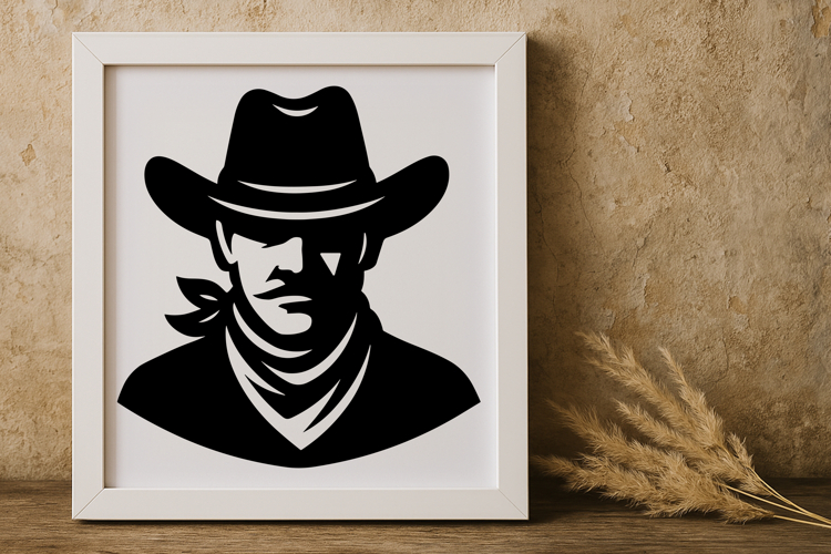 Cowboy Vector Image 6