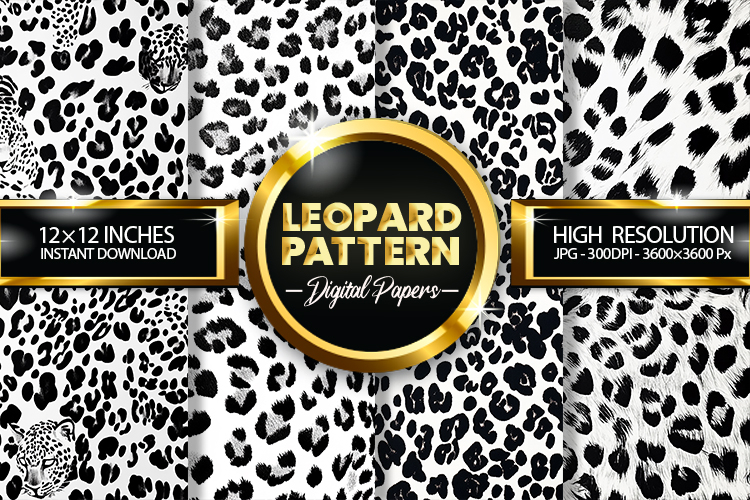 Leopard Print Clipart Image 12