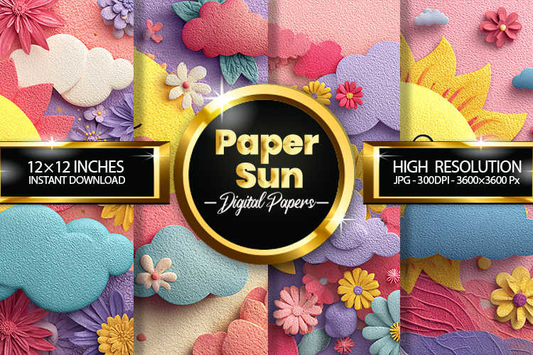 Paper Sun Digital Papers - 04 Variations
