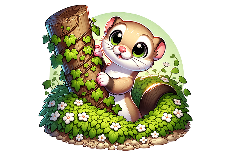 Ferret Clipart Image 15