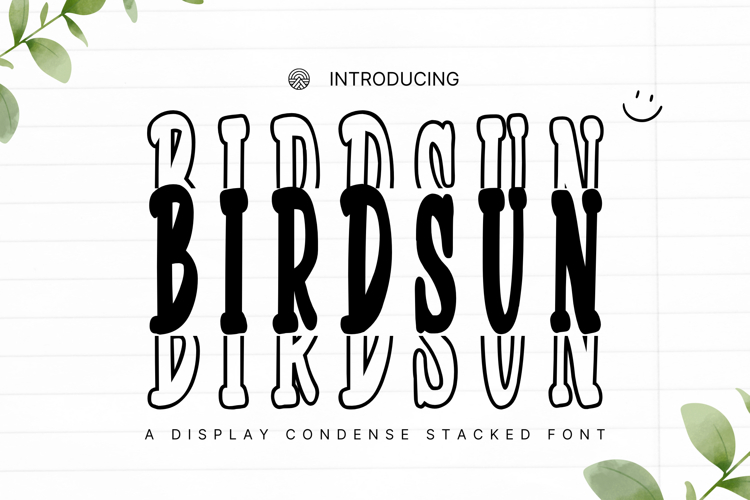 Stacked Font Image 18