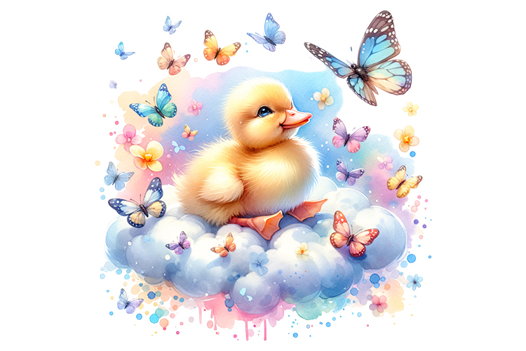 Cute Duck Clipart Image 2