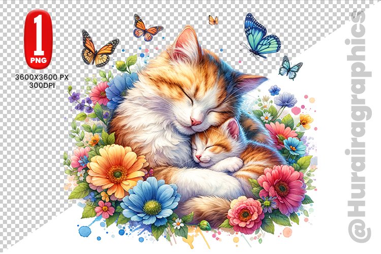 Cute Cat Clipart Image 24
