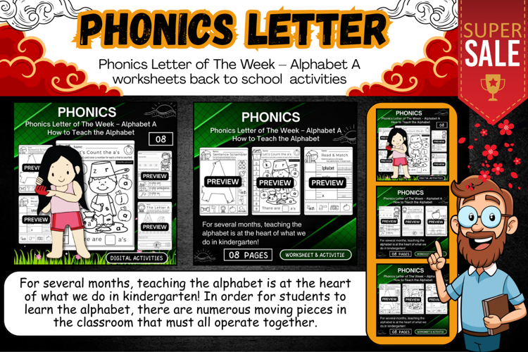 Phonics Letter of The Week Alphabet A Activities worksheets