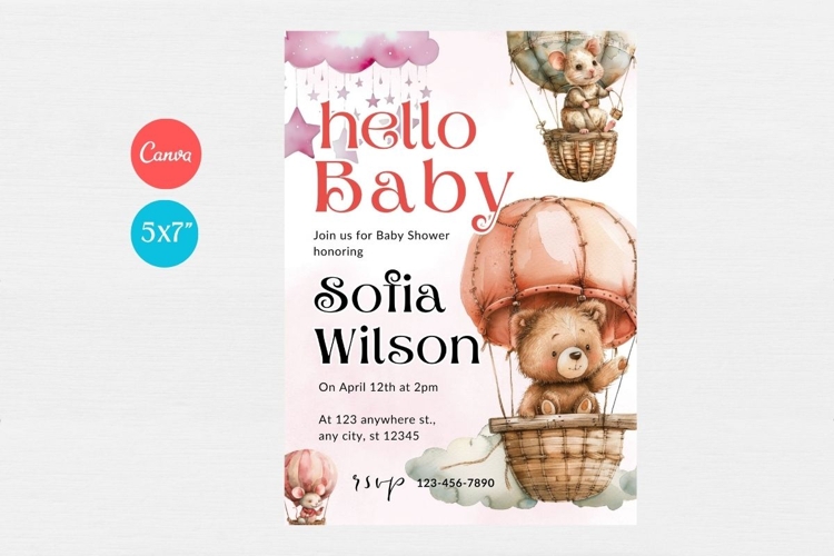 Baby Shower Invitation Template 262
