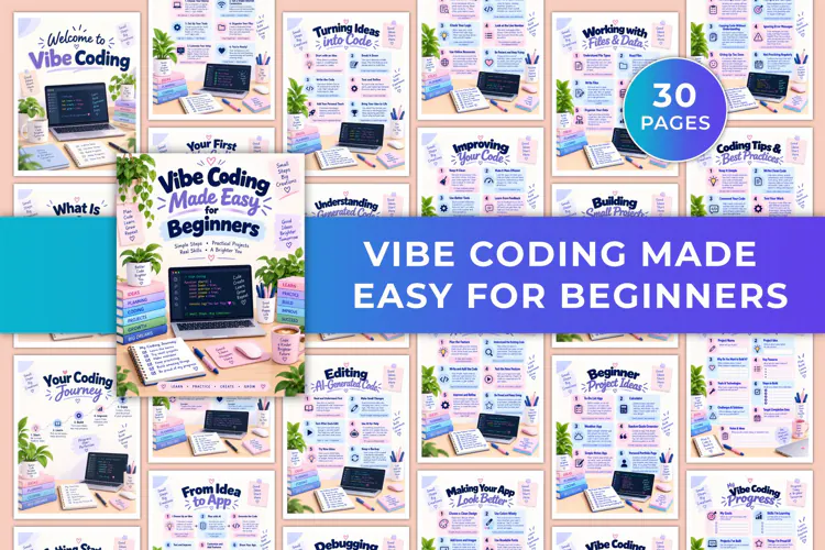Vibe Coding Made Easy for Beginners Kdp interiors