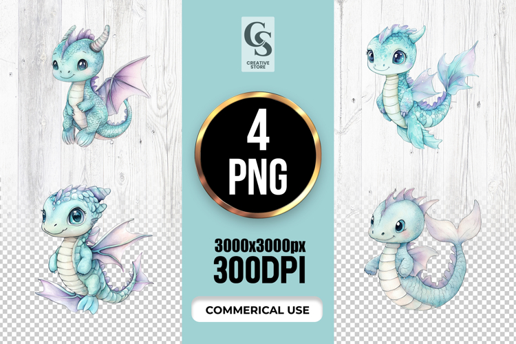 Cute Dragon Clipart Image 17