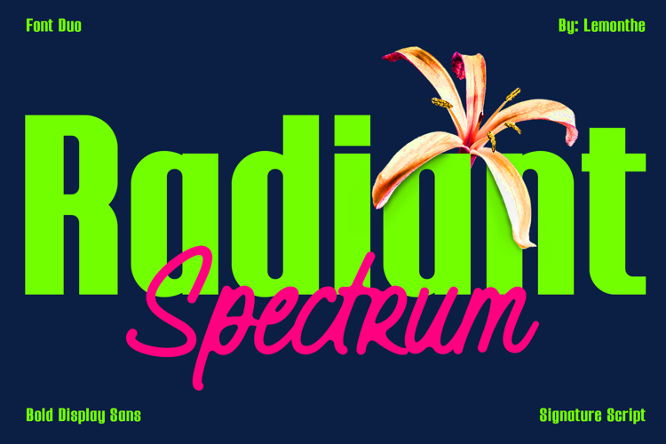 Radiant Spectrum | Font Duo