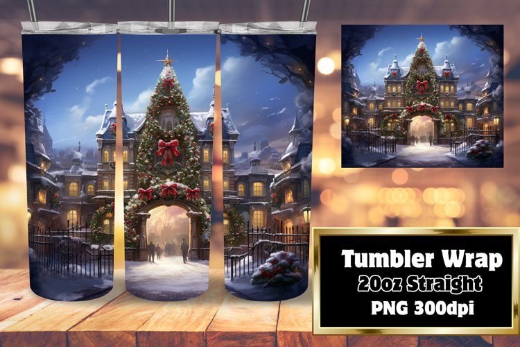 Vibrant Christmas Harmony Tumbler 20oz