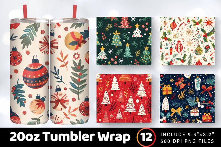 Christmas Tumbler Wrap Image 21