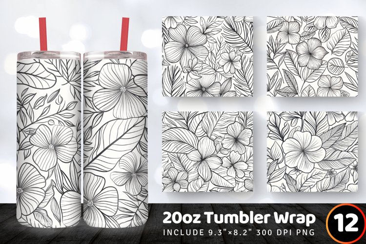 Tumbler Wrap Template Image 2