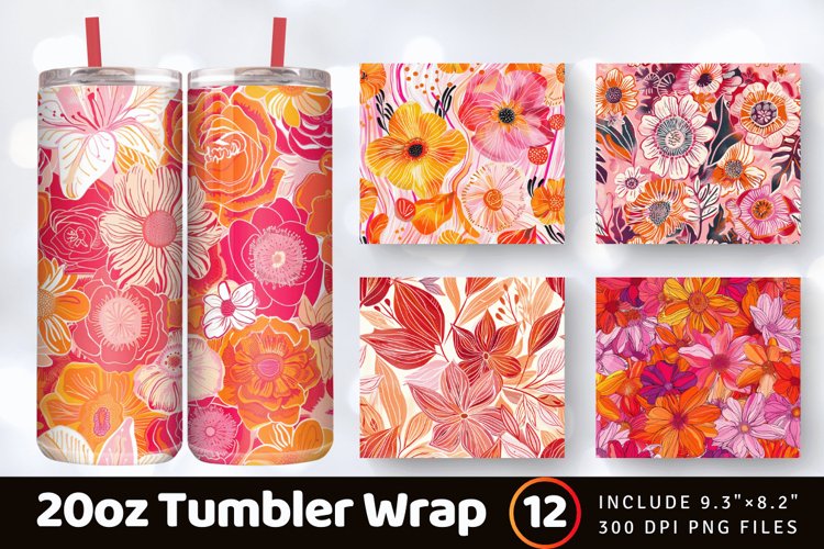 20 Oz Sublimation Tumbler Wrap Image 14