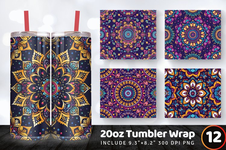 Tumbler Wrap Template Image 17