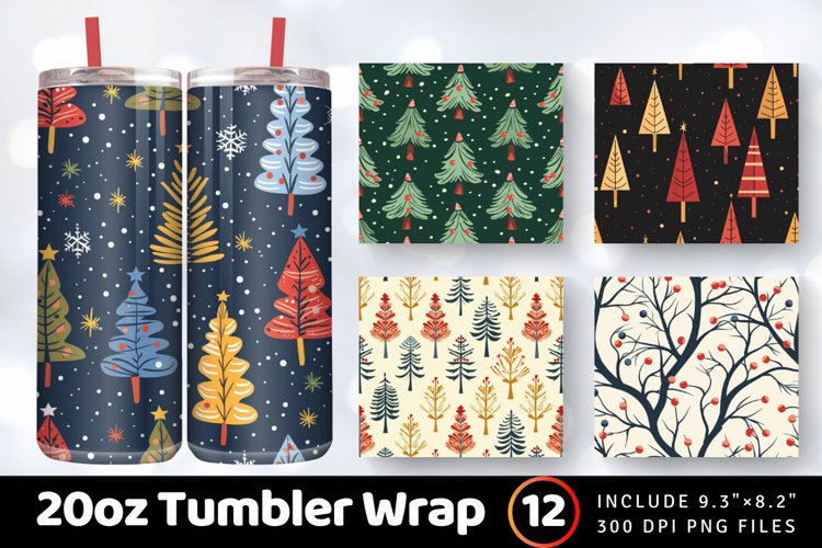 Christmas Tumbler Wrap Image 12