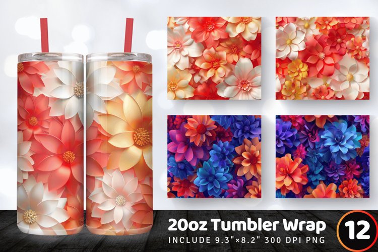 Tumbler Wrap Template Image 24