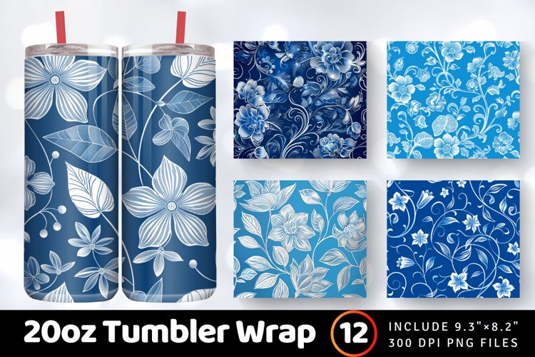 20 Oz Sublimation Tumbler Wrap Image 17