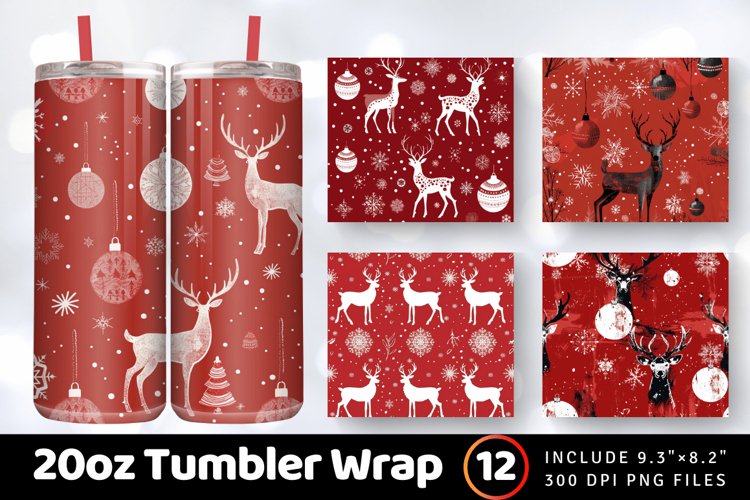 Christmas Tumbler Wrap Image 9