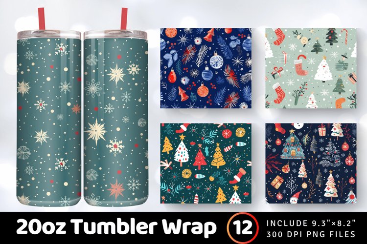 Christmas Tumbler Wrap Image 10