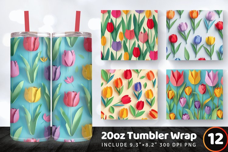 Tumbler Wrap Template Image 21