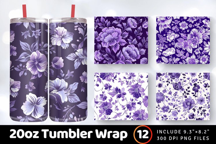20 Oz Sublimation Tumbler Wrap Image 20
