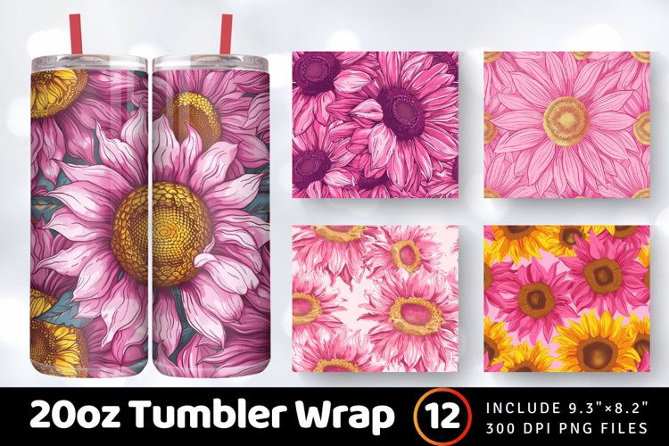 20 Oz Sublimation Tumbler Wrap Image 15