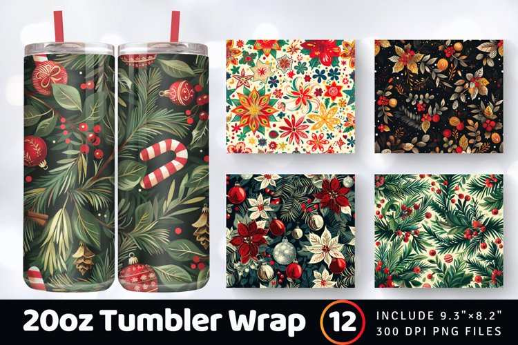 Christmas Tumbler Wrap Image 9