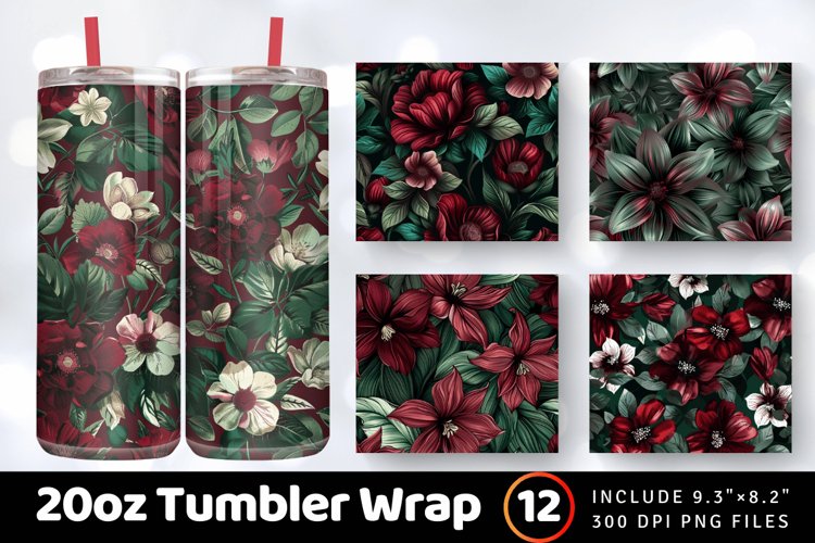 20 Oz Sublimation Tumbler Wrap Image 21