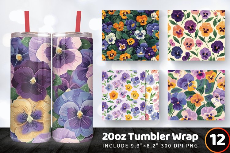 Tumbler Wrap Template Image 11