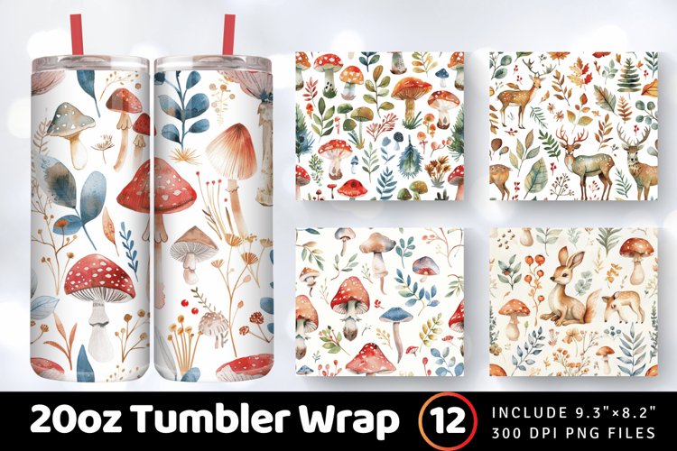 20 Oz Sublimation Tumbler Wrap Image 21