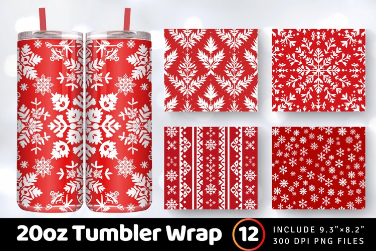 Christmas Tumbler Wrap Image 6