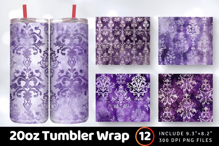 20 Oz Sublimation Tumbler Wrap Image 2