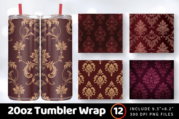 20 Oz Sublimation Tumbler Wrap Image 18