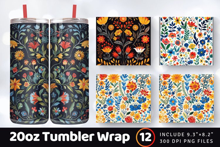 20 Oz Sublimation Tumbler Wrap Image 24