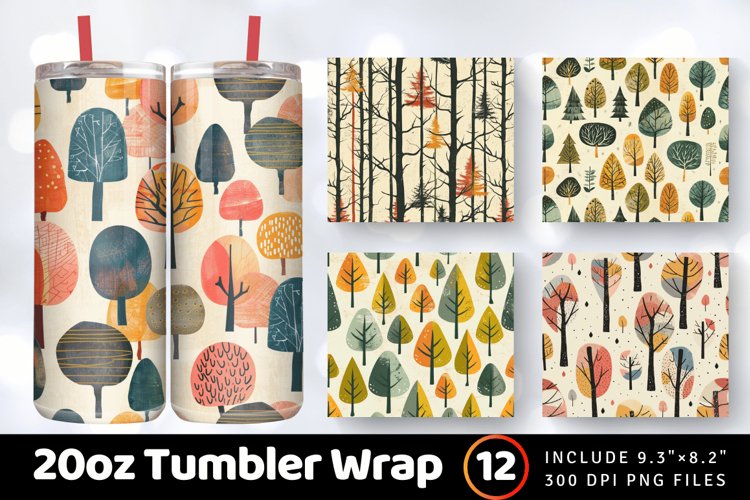 20 Oz Sublimation Tumbler Wrap Image 10