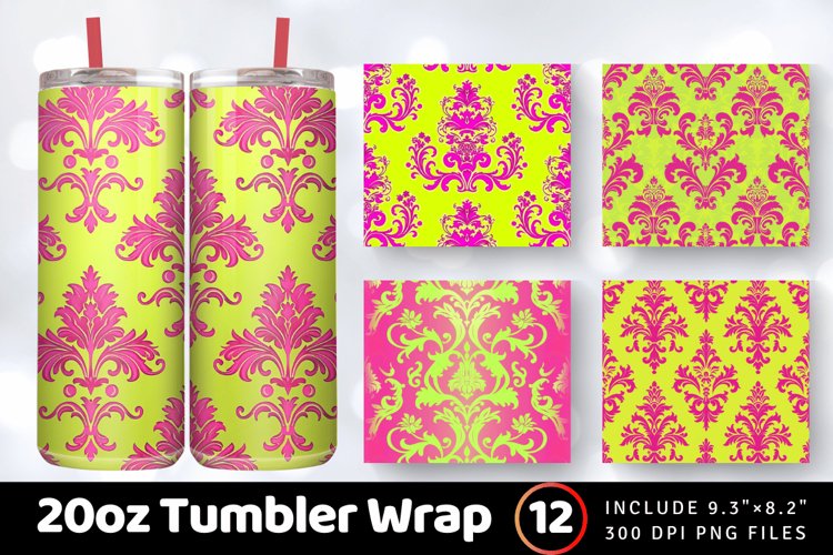 20 Oz Sublimation Tumbler Wrap Image 21