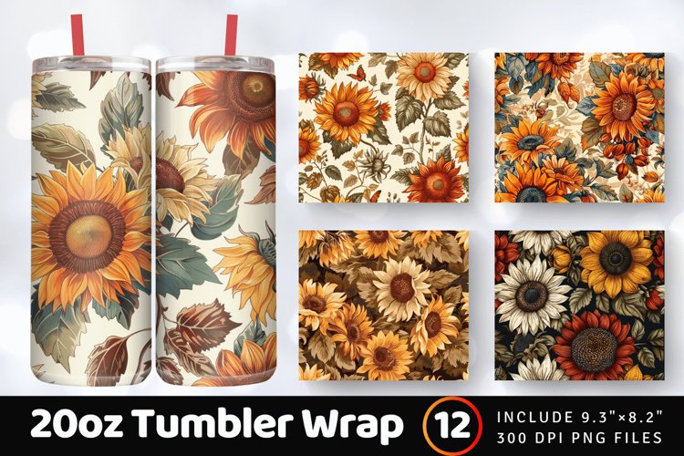 20 Oz Sublimation Tumbler Wrap Image 10