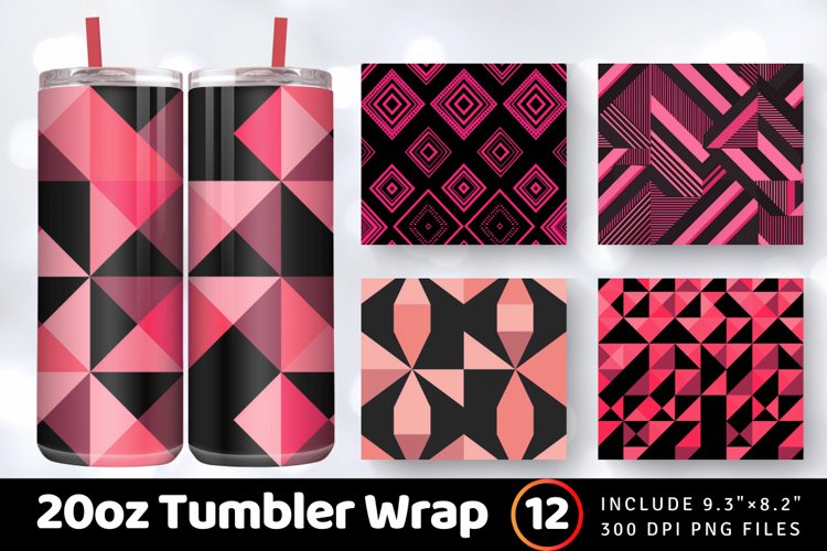 20 Oz Sublimation Tumbler Wrap Image 2