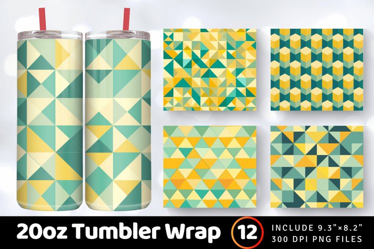 20 Oz Sublimation Tumbler Wrap Image 3