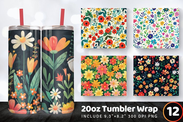 Tumbler Wrap Template Image 4