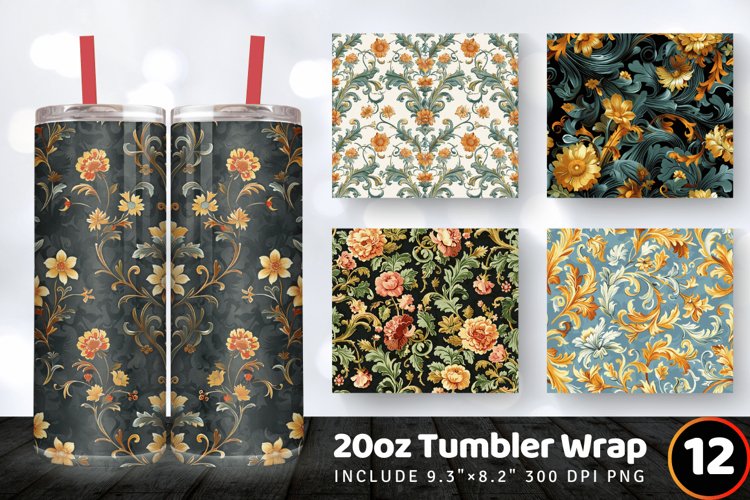 Tumbler Wrap Template Image 4