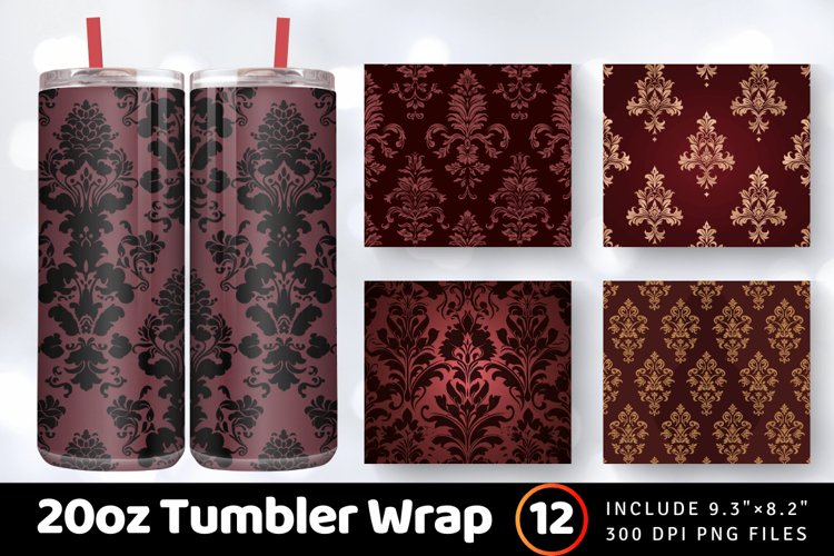 20 Oz Sublimation Tumbler Wrap Image 15