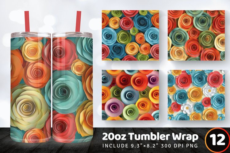 Sublimation Tumbler Wraps Image 3