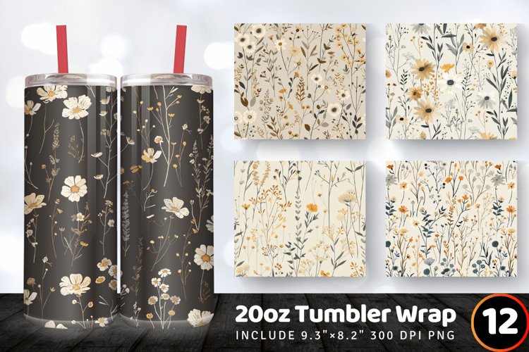 Tumbler Wrap Template