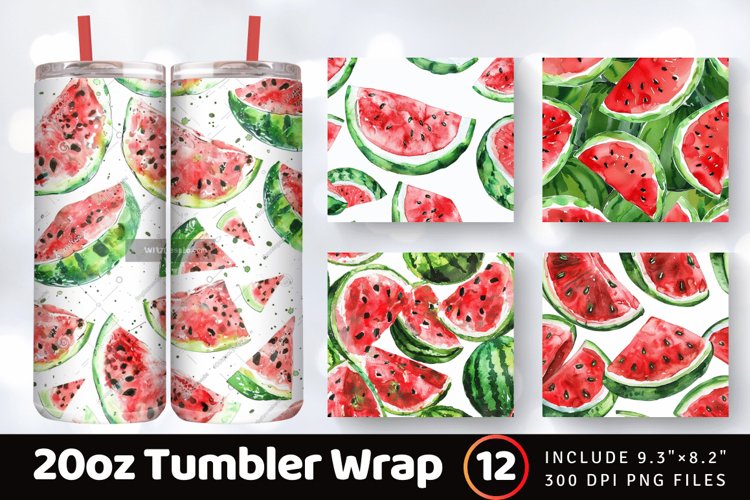 Watercolor Watermelon Clipart Image 19